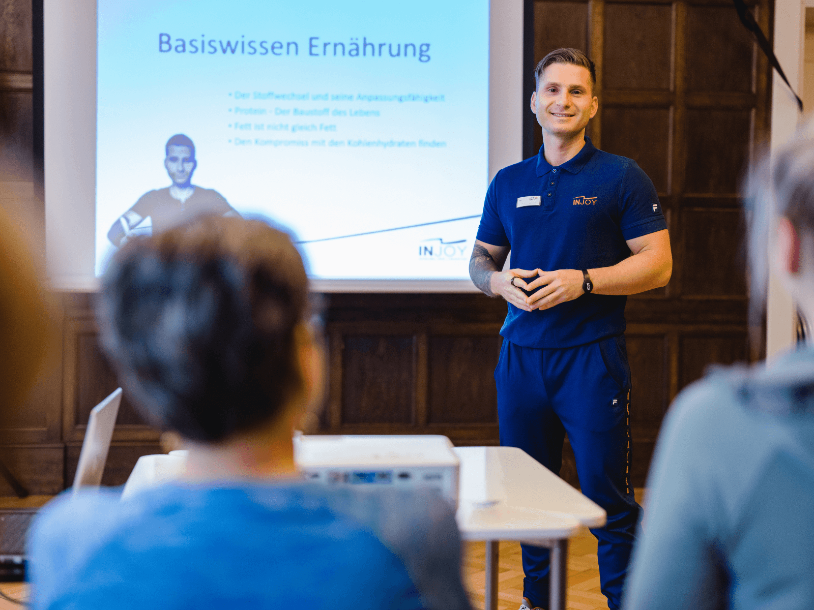 Ernährungs-Vortrag im INJOY Fitnessstudio Steyr