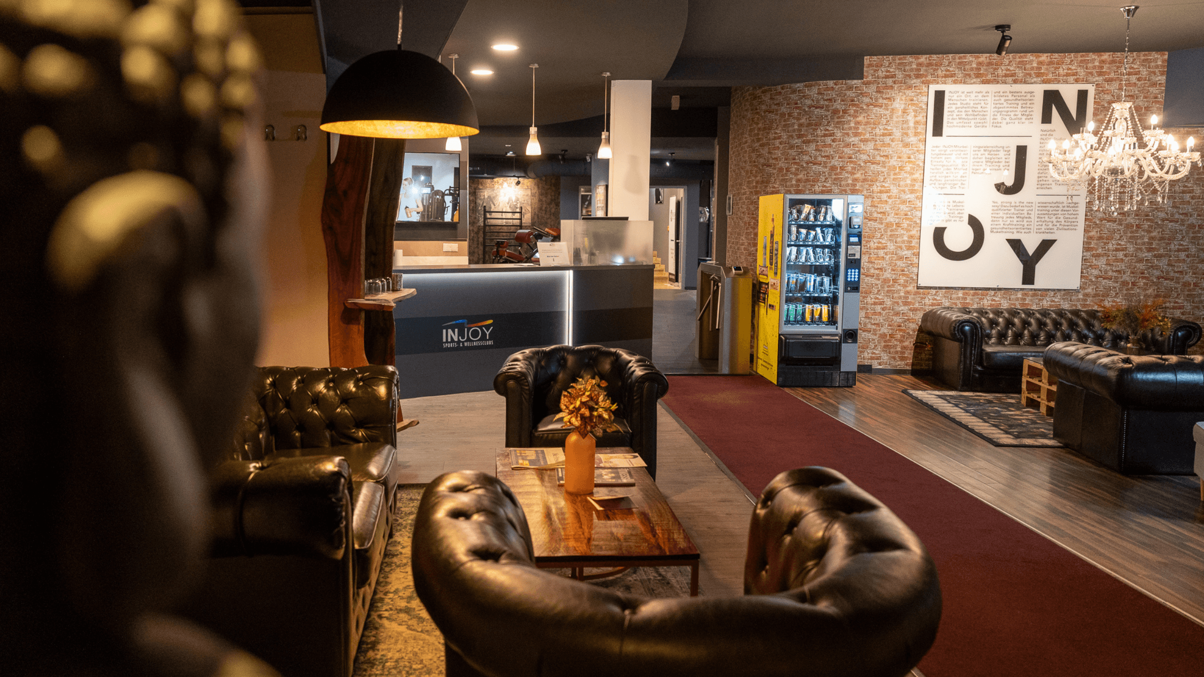 Empfang im INJOY Fitnessstudio Tulln