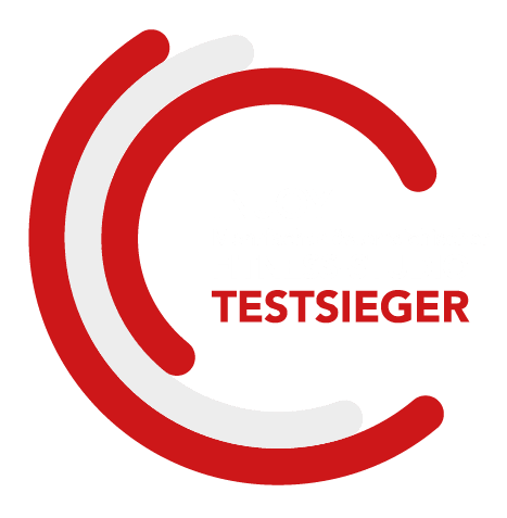 Logo INJOY Mehrfacher österreichischer Fitness-Studio Testsieger